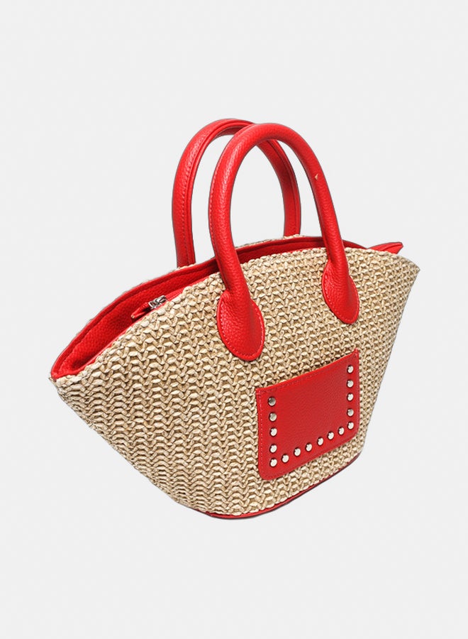 Glitter Women Beach\Summer Bag - RED - Image 2