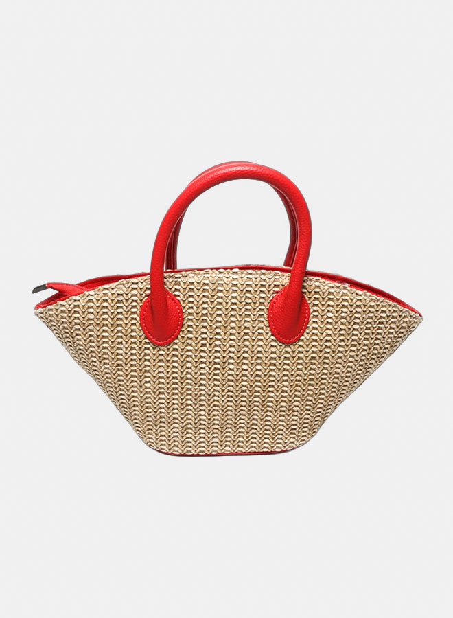 Glitter Women Beach\Summer Bag - RED - Image 3