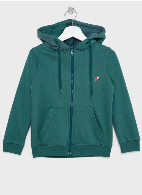 Essential Zip Hoodie With Pocket