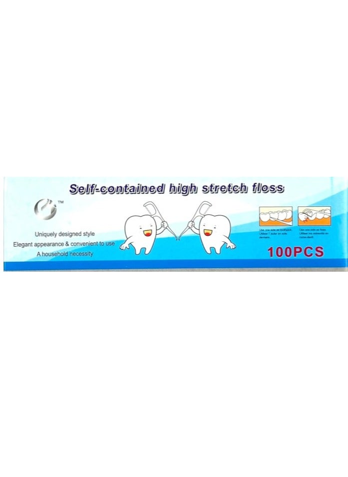 راهالايف 100 pcs Dental Floss – Ultra-Strong, Gentle on Gums for Effective Plaque Removal and Fresh Breath  - Image 2