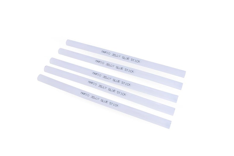 Mario Jelly Clear Hot Melt Glue Stick | Clear Transparent Finish | Best for DIY | Strong Gumming & Durable | 220mm x 11mm | Pack of 40 Sticks - Image 2