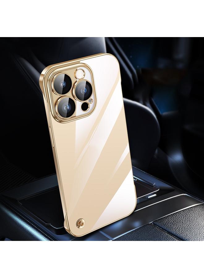 Zaboon Case For iPhone 13 Pro Max Electroplating Frameless Clear PC Phone Case - Image 2