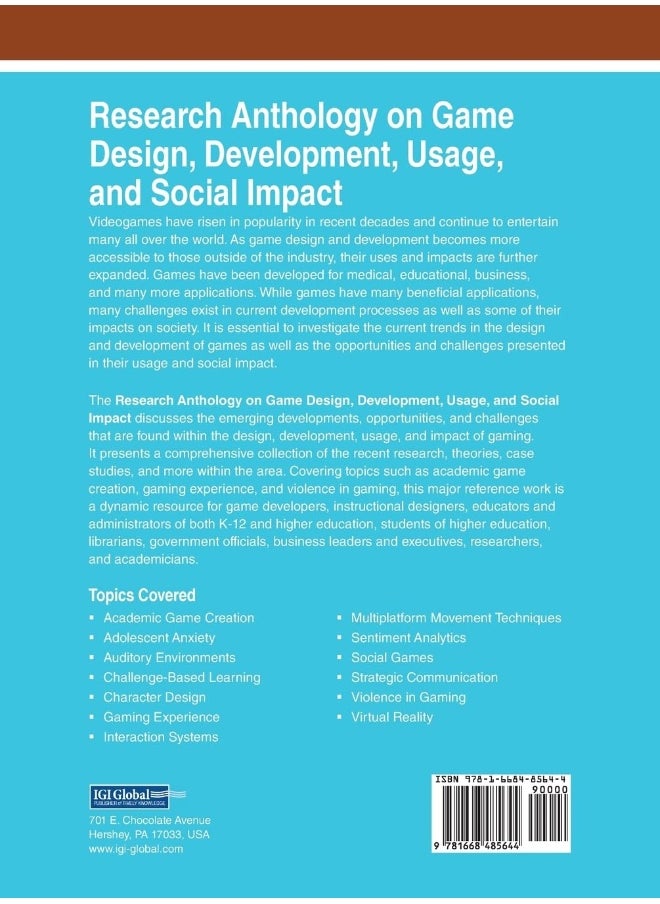 null - Research Anthology on Game Design, Development, Usage, and Social Impact, VOL 4 - Image 1