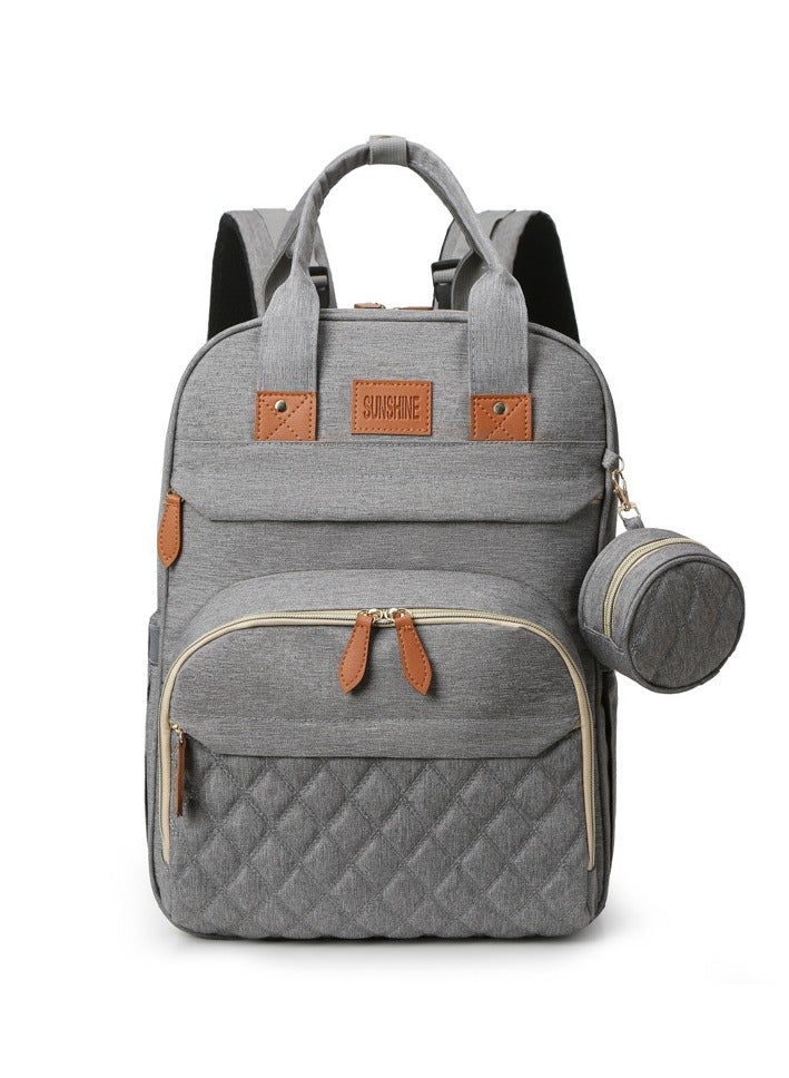 Portable Large Capacity Leisure Multifunctional Backpack, Baby Stroller Hanging Bag - Image 1