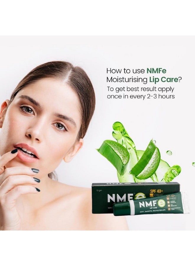 NMFe Moisturising Lip Care 10 Gm | SPF 40+| For Dry And Chapped Lips |Lip balm | Aloe Vera & Vitamin E | Protects lips from dryness & sun damage | Dermatologically Tested - Image 4