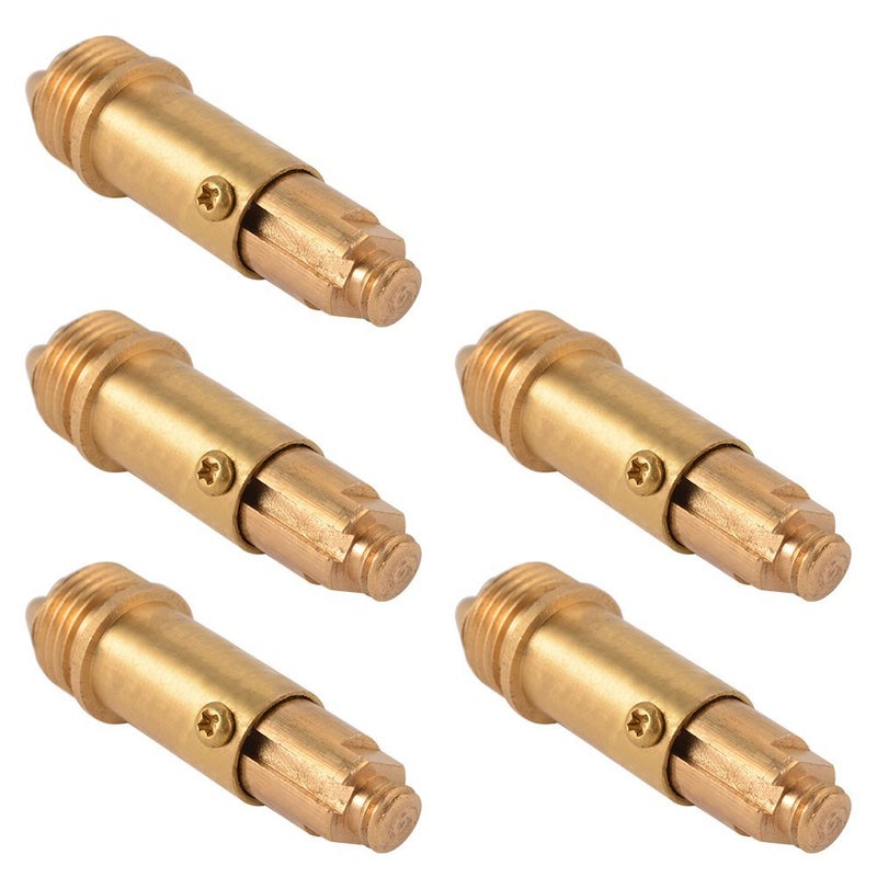 ANTOPY 5 x Basin Sink Clicker Pop Up Bolt Basin Waste Easy Pop Up Click Clack Plug Bolt Replacement for Sink Barth Tub Basin Drain Stopper - Image 1