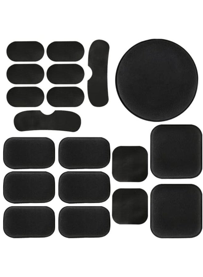 Universal Airsoft Helmet Pads,Tactical Helmet Replacement Foam Padding Kits Bicycle Accessories Mats,Comfortable Helmet Replacement Foam Padding Kits Accessories Mats for Fast/Mich/ACH/USMC/PASGT Helmet Black - Image 1