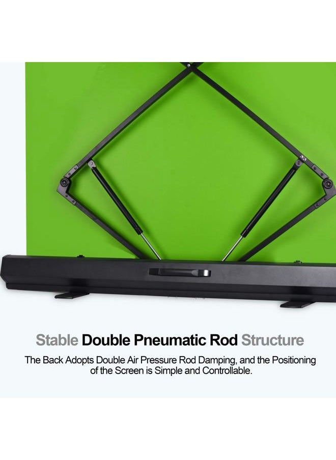 EMART Upgrade Green Screen, 61x72in Collapsible Chroma Key Panel for Background Removal, Portable & Retractable Wrinkle-Resistant Backdrop with Stand for Streaming, Photographic Studio, TikTok  - Image 5