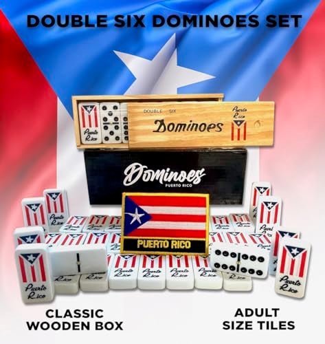 PRK 14 Puerto Rico Dominoes Set Gift Domino de Puerto Rico Rican Boricua Domino Adult Accessories - Image 5