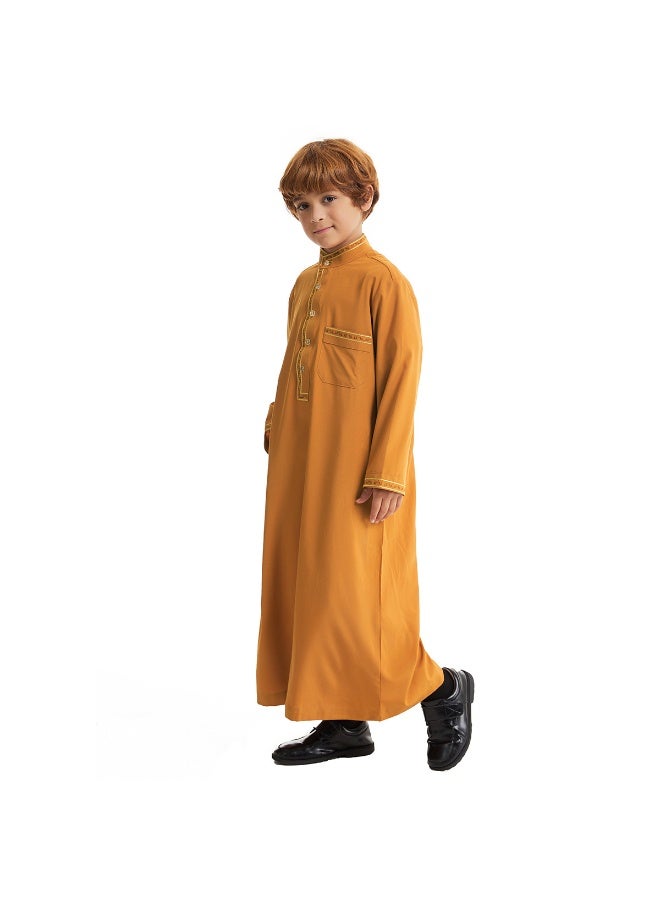 Middle Eastern Youth Boys' Thobe TH883 - Stylish Traditional Robe
