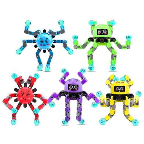 ASIOWELY 5 PCS Easter Basket Stuffers Fidget Spinner Toys for Kids AdultsParty Favors Goodie Bags BulkFingertip Gyros Sensory Toy Stress Relief Classroom Prizes Boys Girl Birthday Gifts for Teens - Image 1