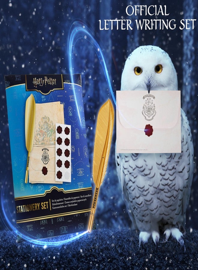 Harry Potter Gifts Letter Writing Kit for Kids, Teens with A5 Paper, Envelopes, Quill Pen, Stickers, Stationery Set, Hogwarts - Image 2