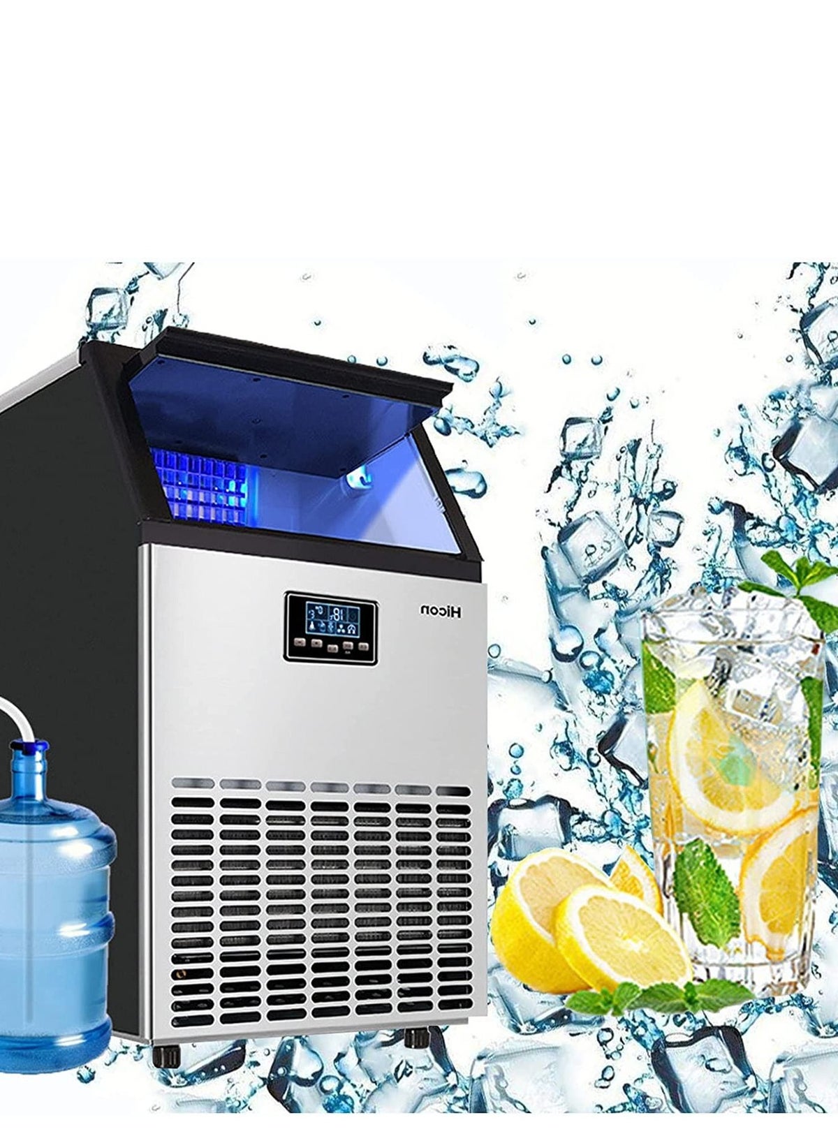 Generic Commercial Ice Maker Ice Machine Self Clean, 36 Cubes per Batch ...