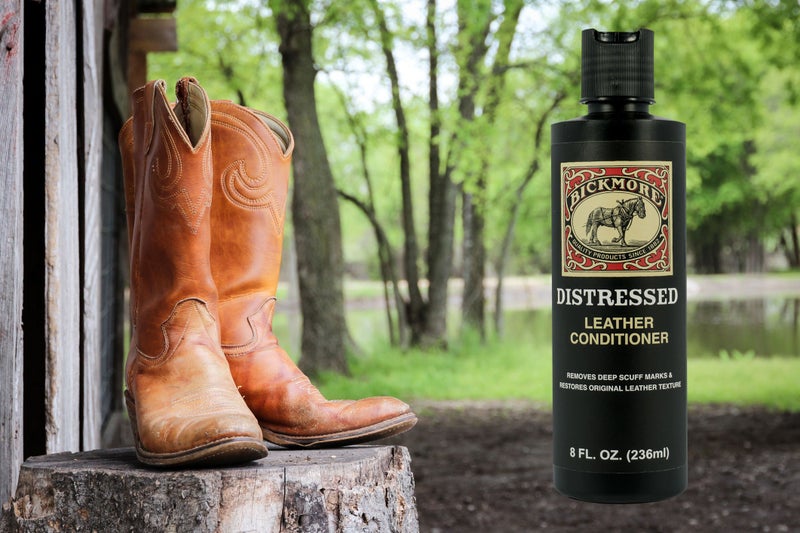 Bickmore Distressed Leather Conditioner 8 oz - Cleaner and Conditioner Lotion for Distressed Leather - Soften and Restore Jackets, Shoes, Boots, Bags and More - Image 4