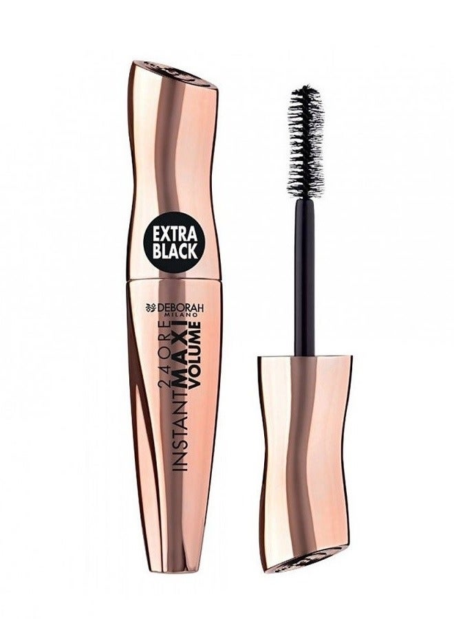 24ORE INSTANT MAXI VOLUME EXTRA BLACK MASCARA