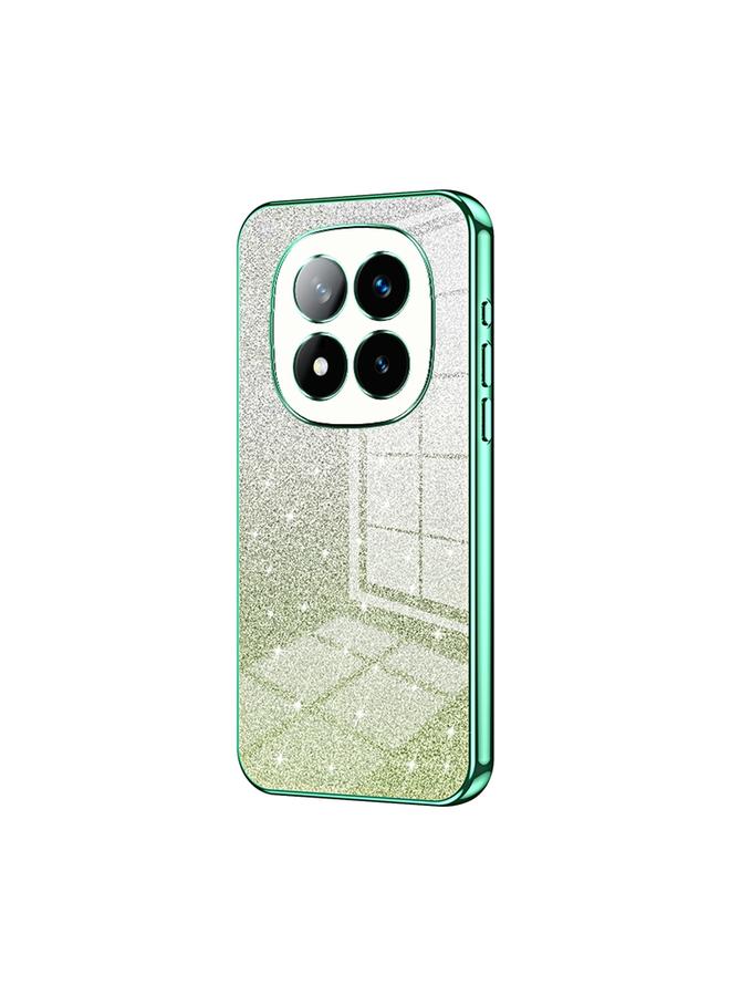 اس-توب جراب لهاتف Redmi Note 14 Pro+ 5G، جراب هاتف مطلي بالكهرباء بمسحوق لامع متدرج - Image 1