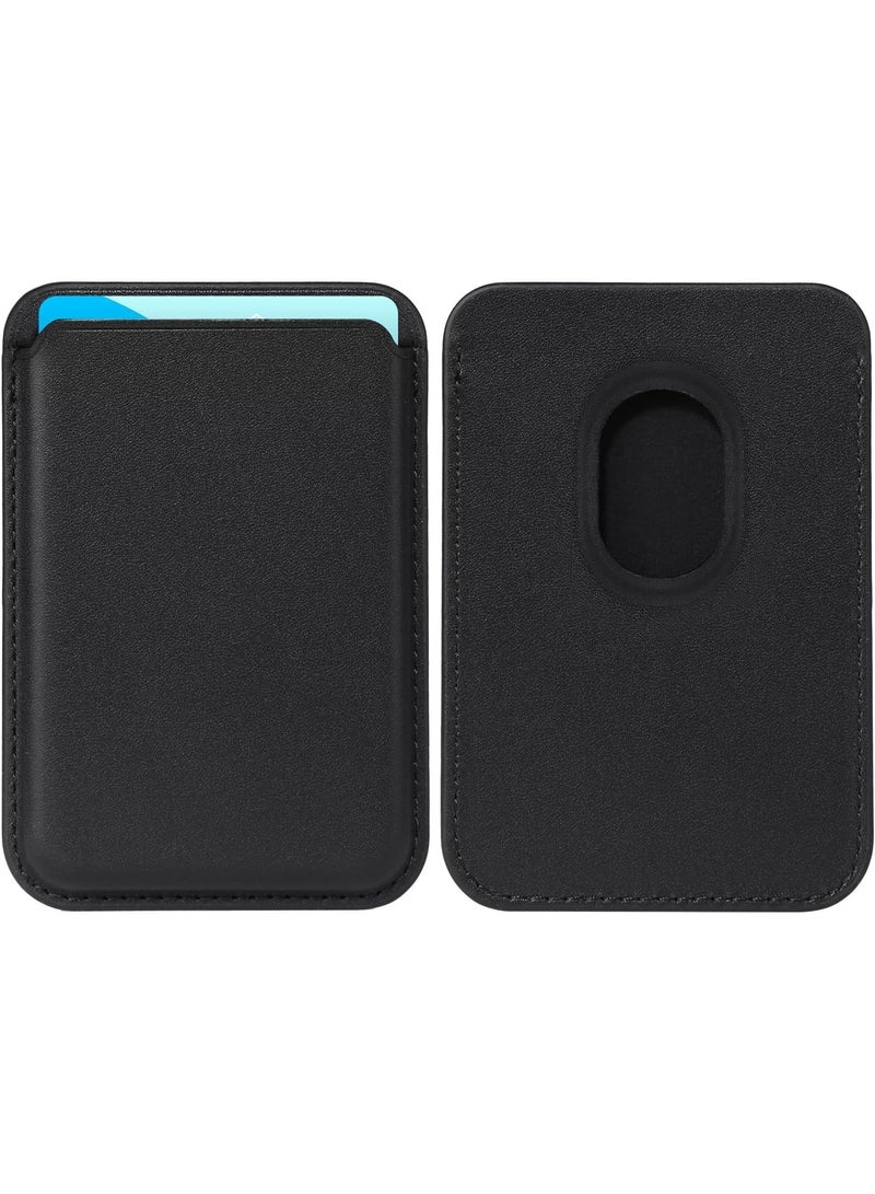 MagSafe Magnetic Card Holder Wallet for iPhone 13, 14, 15, 16 & 17 Series – Slim Phone Wallet Case Accessory, Black - Image 2