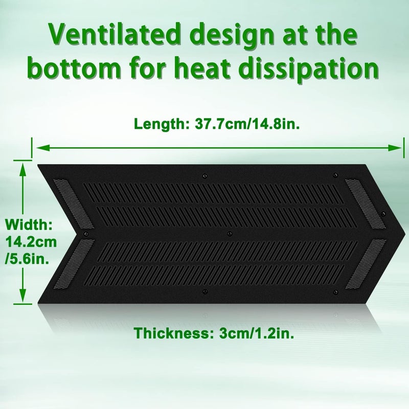 OSTENT Dual Motors Cooling Fan Radiator Charger Station USB Hub Vertical Stand for Sony PS4 / Slim Console - Image 4