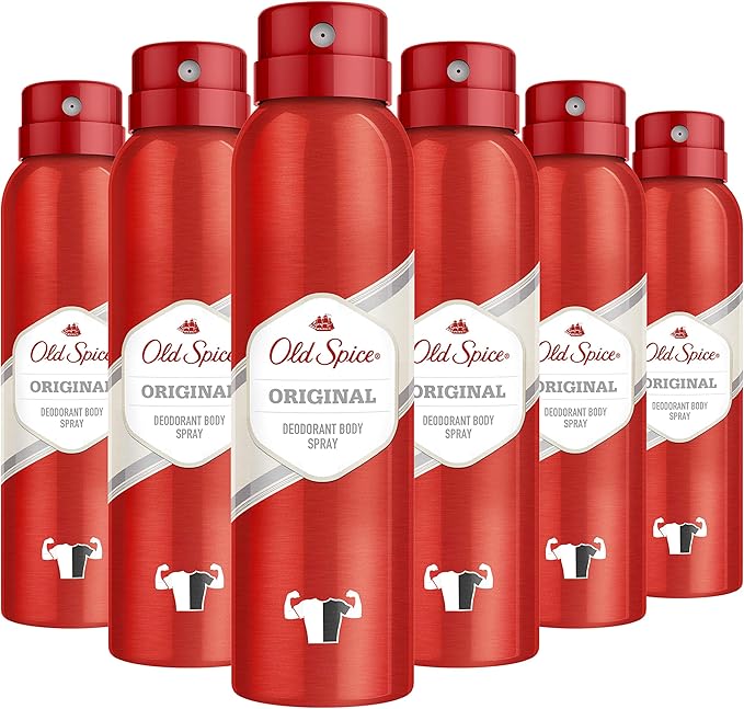 Old Spice Original Deodorant Body Spray 150 ml Pack of 6 - Image 1