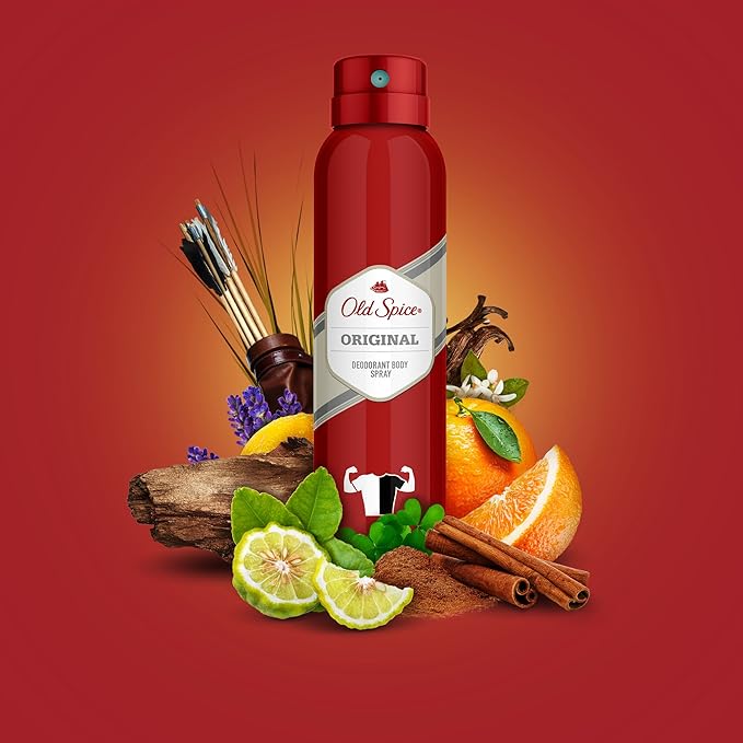 Old Spice Original Deodorant Body Spray 150 ml Pack of 6 - Image 2