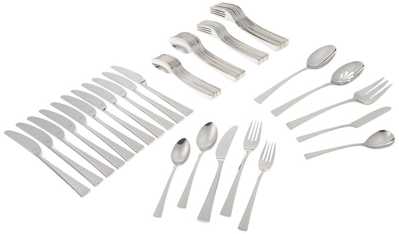 Gorham 871430 Biscayne 65Piece Stainless Flatware Set Silver