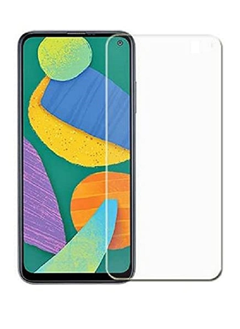 Super Tempered Glass Screen Protector Clear Designed For Samsung Galaxy F52 Full Screen Coverage And Bubble Free - Image 1