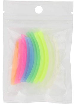 Salmue 6 Pairs Silicone Eyelash Curlers, Eyelash Perming Pads Eyelash Curling Lifting Patches Lasting Perfect Eyelash Lifting 