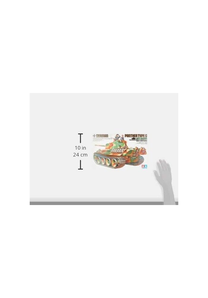 Tamiya 1:35 WWII German Panther Type G Late Version Model Kit - Image 5
