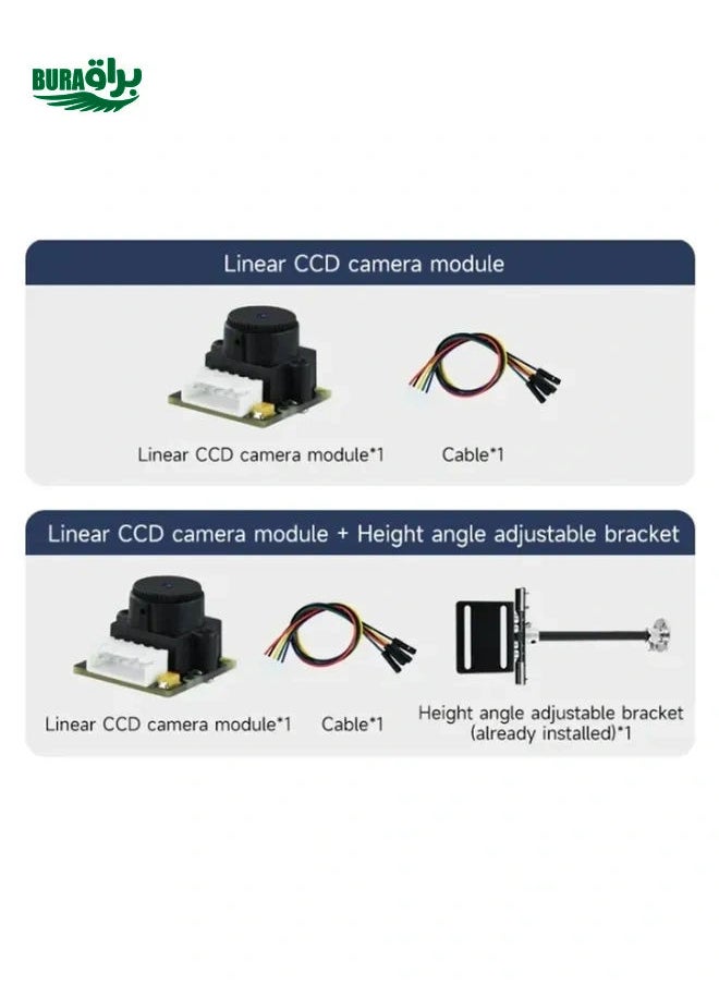 Yahboom Single Column CCD Camera Module Linear Array Sensor, Model: TSL1401+Bracket