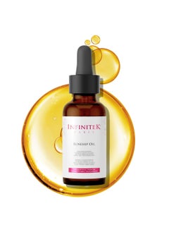 Infinitek Paris Rosehip Oil 1 Fl Oz Hydrating and Repairing Face Oil with Vitamin E Rose Oil for Face  Natural Face Moisturizer