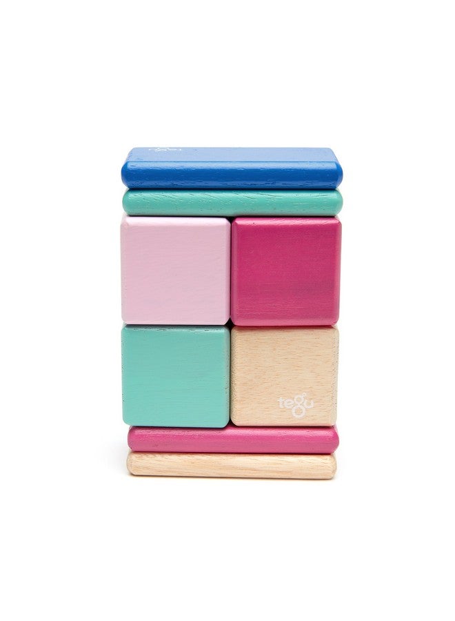 Tegu مجموعة كتل خشبية مغناطيسية بجيوب تegu مكونة من 8 قطع بلوسوم - Image 5