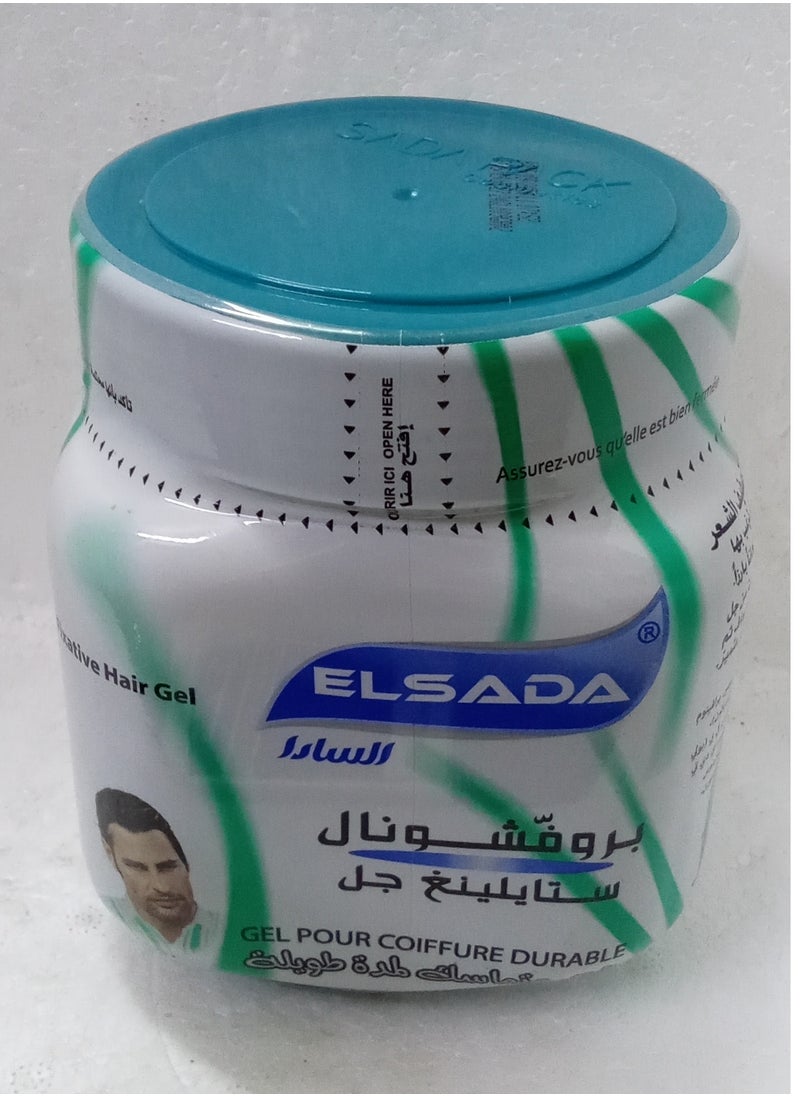 Elsada Green Hair Styling Gel 1000 ml 