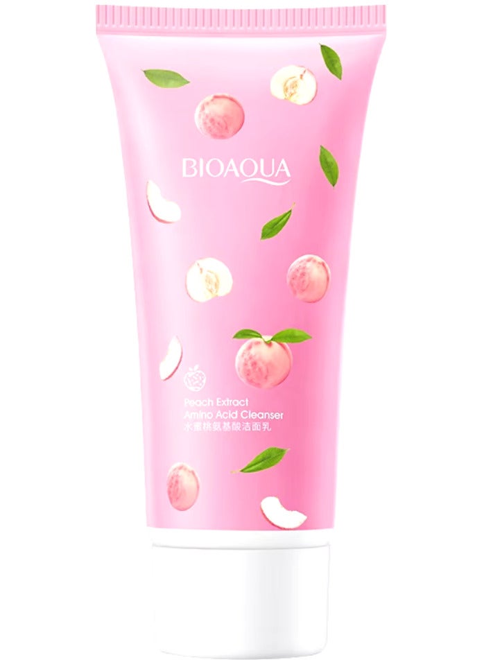 بيو أكوا رغوة للوجه بخلاصة الخوخ  100 جرام - Image 1