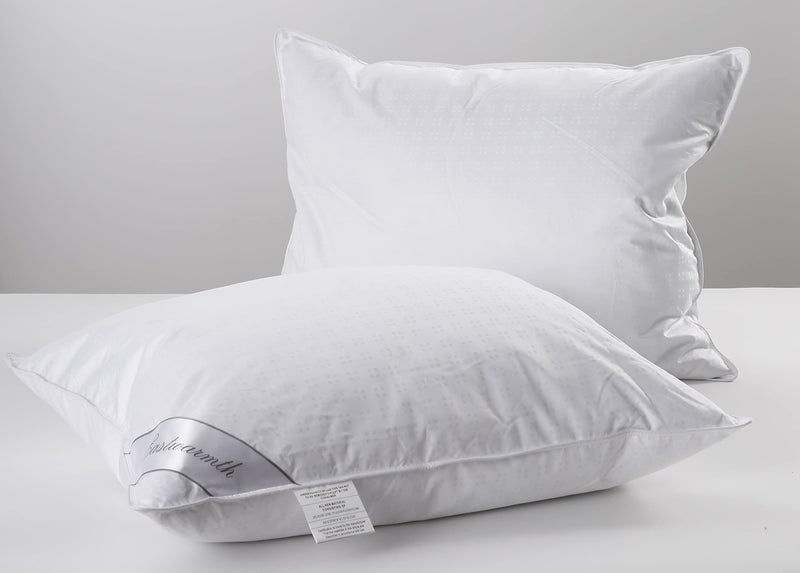 Eastwarmth Natural Goose Down&Feather Pair Pillows Insert, Set of 2 Bedding Soft Pillows 100% Soft Cotton King 20x36in - Image 3