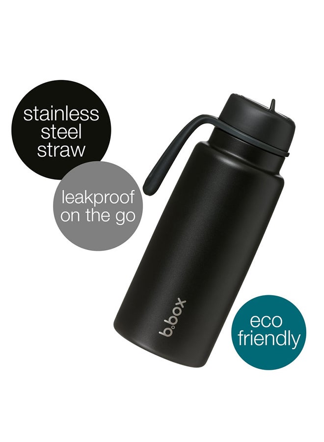 b.box 1L Insulated Flip Top Drink & Water Bottle, Triple Layer Insulating Stainless Steel, Keeps Drinks Cold up to 46hrs, 1L/33.8 - Image 2
