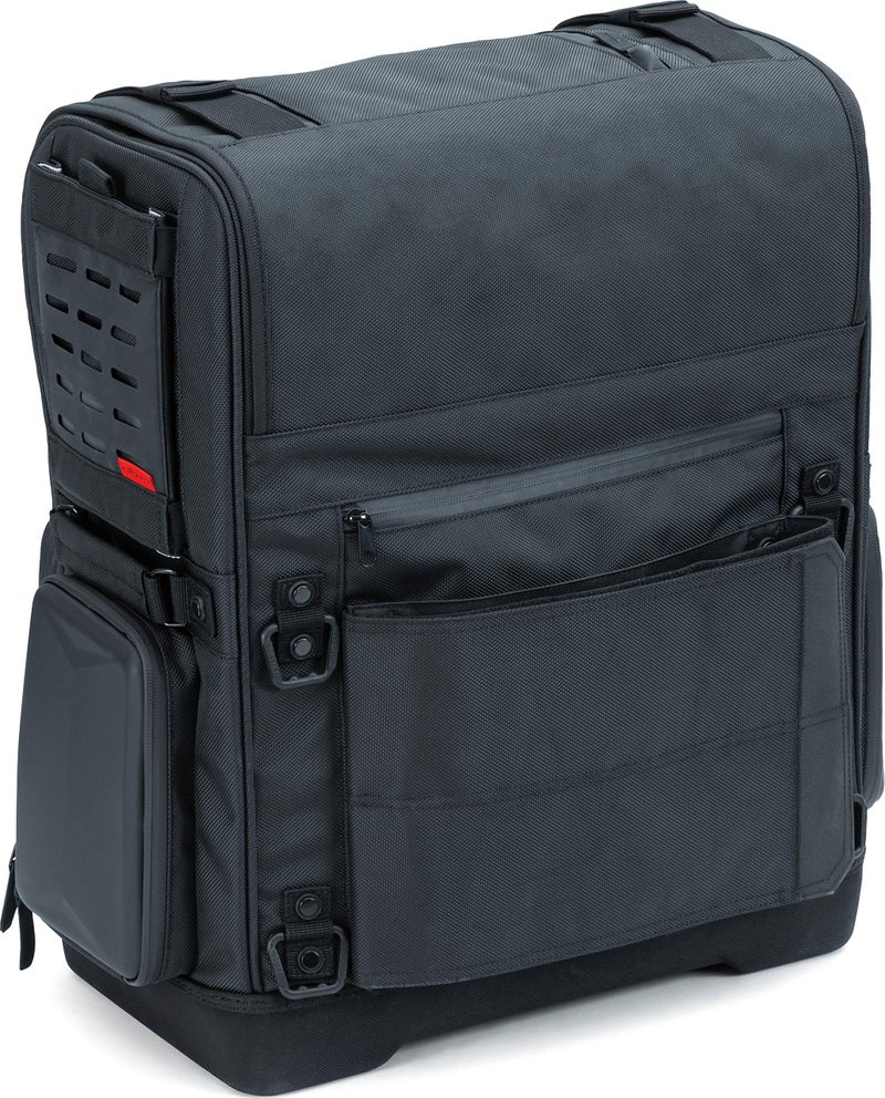 Kuryakyn 5222 XKursion XS Odyssey Motorcycle Travel Luggage: Weather Resistant Seat/Trunk/Rack Bag with Sissy Bar Straps, Black - Image 5