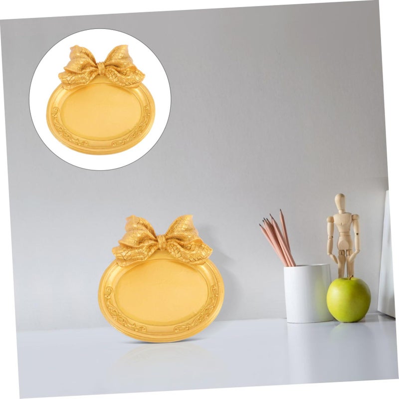2pcs Golden Retro Decorative Ornament for Home Tabletop Vintage Photo Prop - Image 5