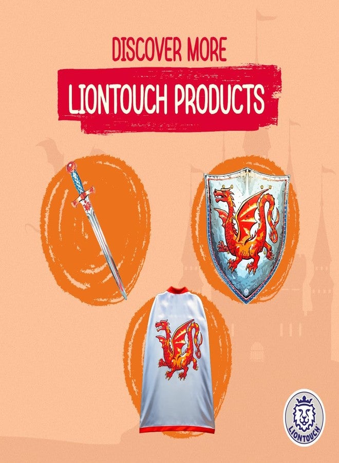 Liontouch - Amber Dragon Knight Helmet | 3-8 Years - One Size Fits All | Medieval Pretend Play Foam Toy for Kids | Durable & Safe Armor Accessory for Dress-Up & Knight Costumes for Boys - Image 5