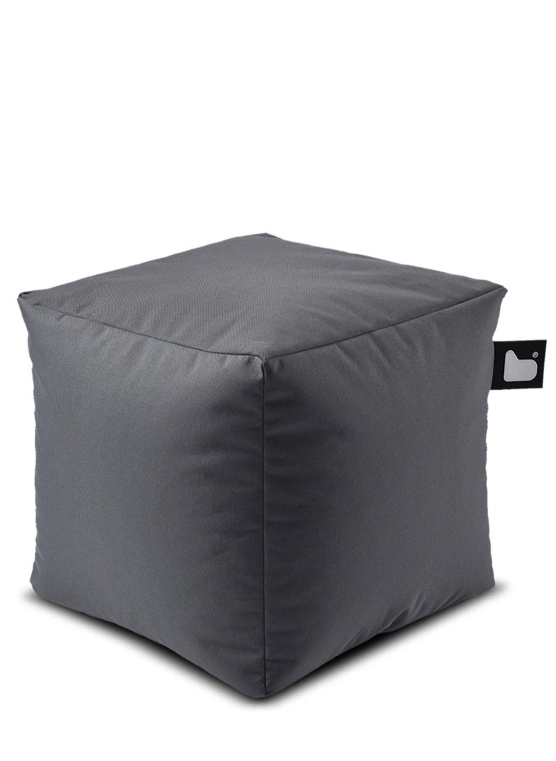 House One Chair | Quilted Bean Bag Box Polyester - Grey 