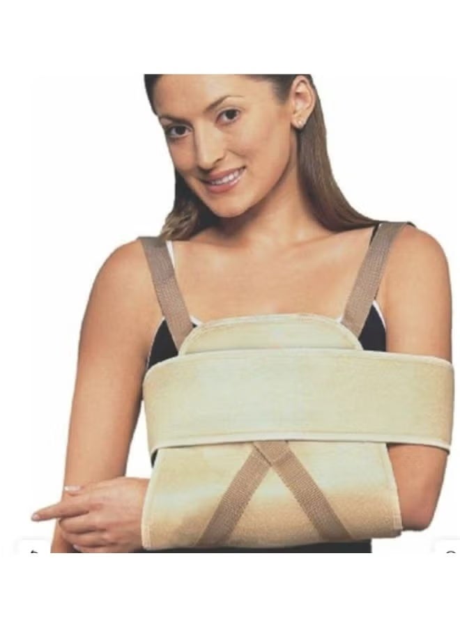 Universal Shoulder Immobilizer Brace - Arm Sling with Waist Belt for Post-Surgery Support, Fracture & Dislocation Recovery - Adjustable & Comfortable - Image 1