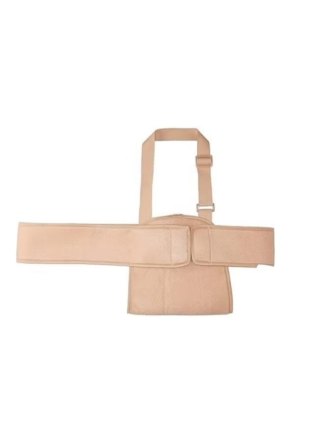 Universal Shoulder Immobilizer Brace - Arm Sling with Waist Belt for Post-Surgery Support, Fracture & Dislocation Recovery - Adjustable & Comfortable - Image 2