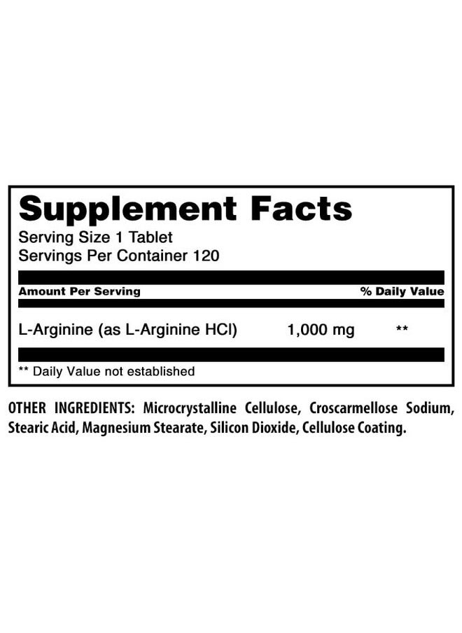 Amazing Formulas L-Arginine Supplement | 1000 Mg Per Serving | Tablets | Amino Acid Supplement for Women & Men | Non-GMO | Gluten Free | Made in USA (120 Count) - pzsku/Z4CC22421347BDC372A14Z/45/_/1739882357/ff03451d-37c2-4413-9f37-fe941f73f865