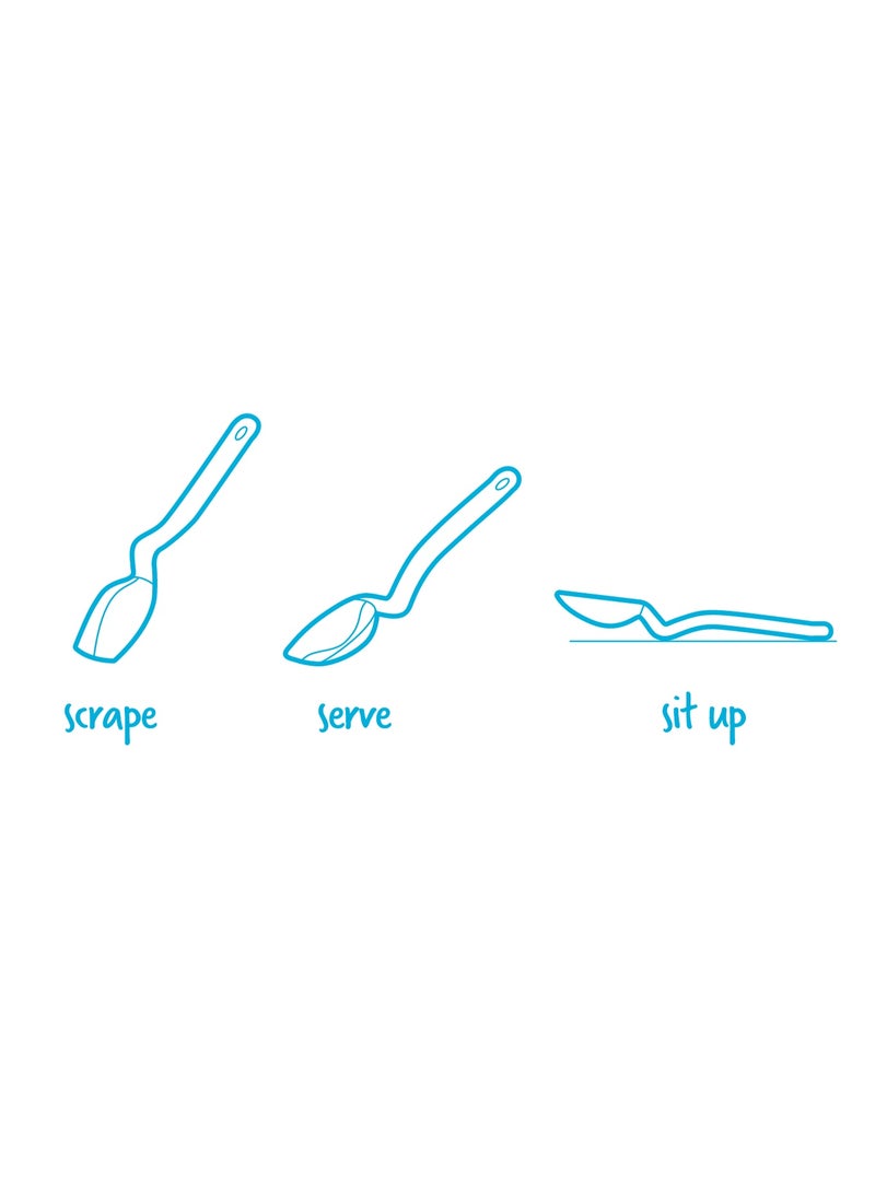 Dreamfarm Supoon Non-Stick Sit-Up Silicone Scraping, Serving, Cooking Spoon, Measures 5ml Tsp & 15ml Tbsp, 11 Inch, Durable, Easy to Clean, Perfect for Stirring and Serving, Pink - Image 4