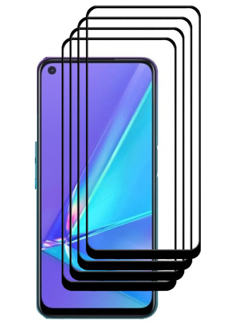 ACLIX 4 Pieces Antistatic ESD Dustproof Premium Quality High Definition Tempered Glass Screen Protector Designed For Oppo A92 - Image 1
