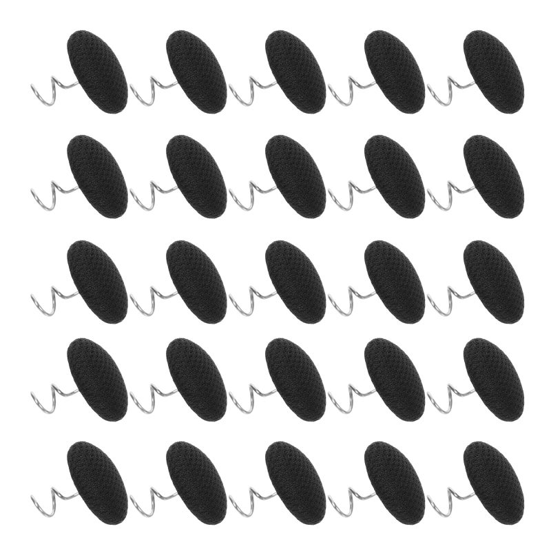 Black Stainless Steel Upholstery Pins 30 Pack Anti Slip Bed Skirt Fastening For Sofa Furniture - Image 2