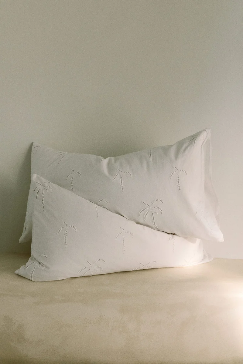 H&M Broderie anglaise pillowcase