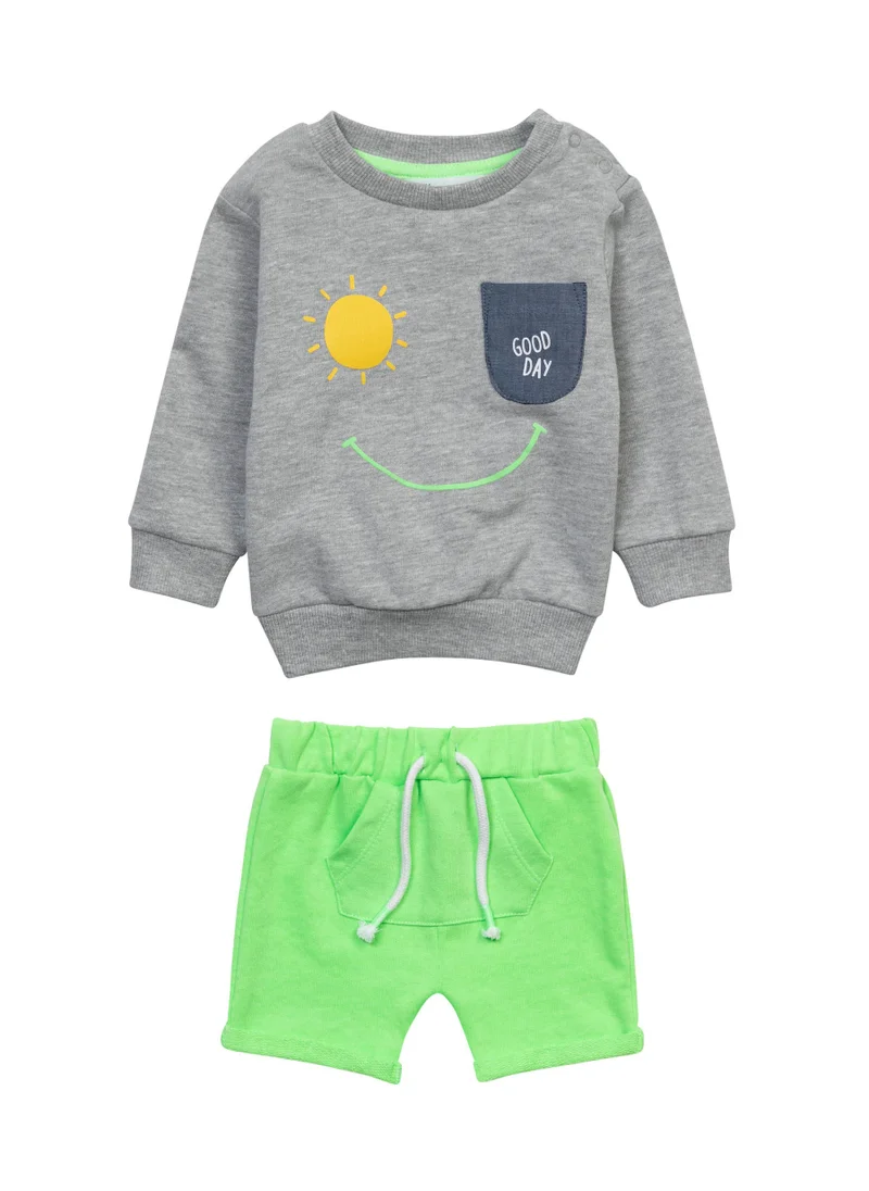 MINOTI Kids Two Piece Sweatshirt And Short Set