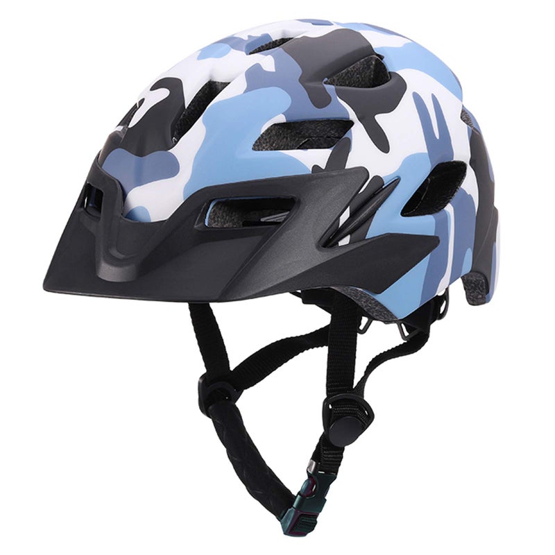 Bilaki Kids Bike Helmet, Adjustable Youth Boys Girls Helmets for Ages 3-5-8-14 Years (50-57cm), Child Helmet with Visor and LED Light, Lightweight Multi-Sport Bicycle Scooter Skate Cycling Helmets - Image 1