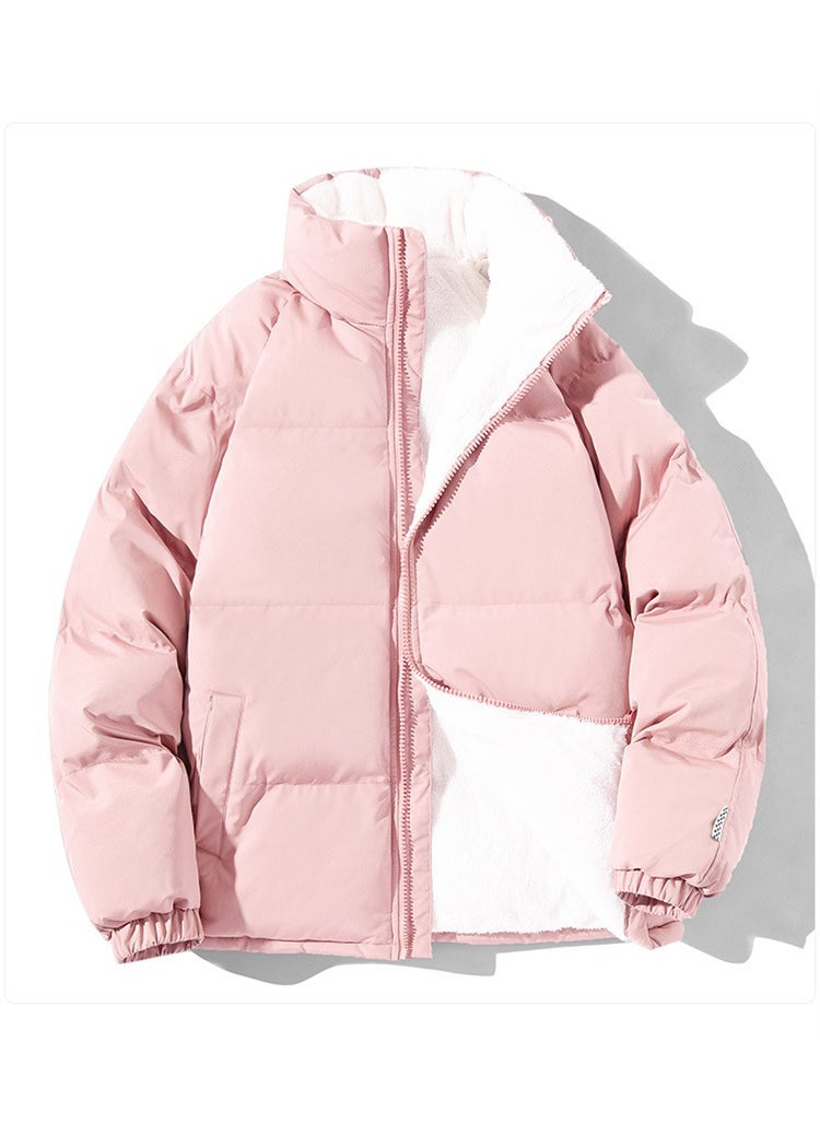 Generic - 2024 New Fashionable High-End Cotton Coat Thick Warm Puffer Jacket For Youth Casual Scenario With Hoodie Loose Fit 8801 brown - Image 1