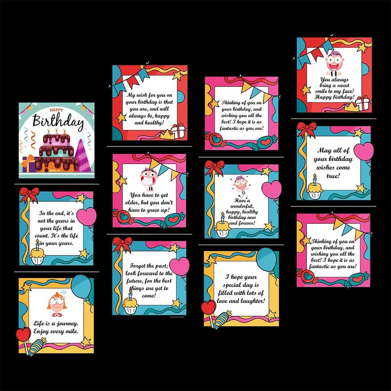 exciting Lives صندوق هدايا رسائل عيد الميلاد المنبثقة - هدية لعيد الميلاد، الذكرى السنوية، للأصدقاء، الصديق، الصديقة، الزوج، الزوجة، الأشقاء - 8 x 8 x 2.5 سم - Image 2